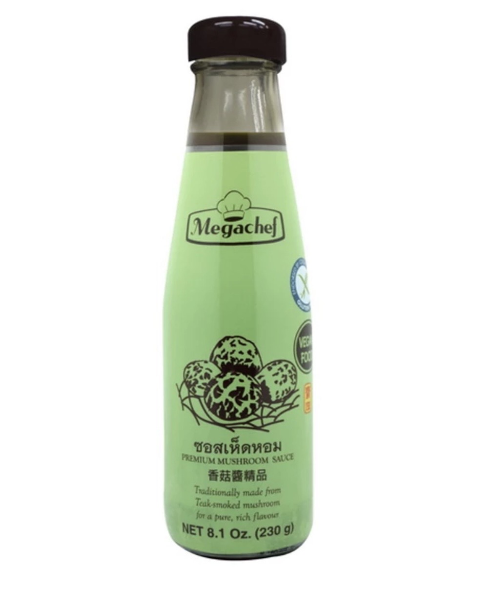 Prémium Gluténmentes Vegán Osztrigaszósz, 230gr (Megachef)