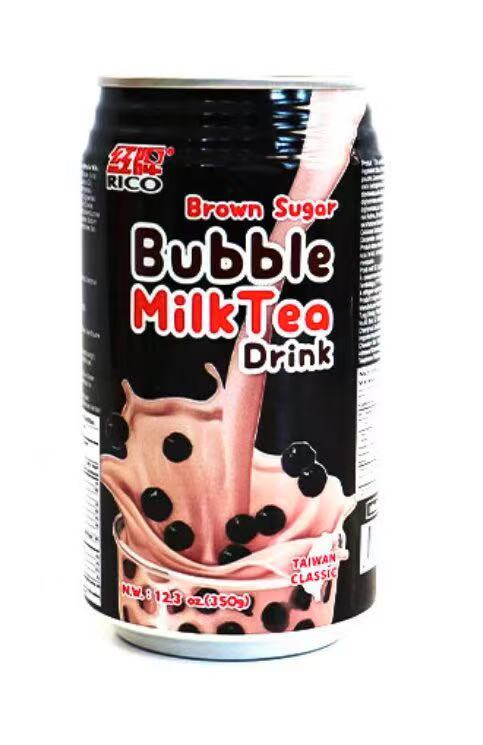 RICO Bubble Milk Tea Barna Cukor 340ml