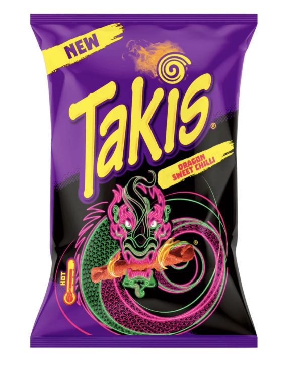 Kukorica chips Tortilla csípős Takis Dragon Sweet Chili 100g