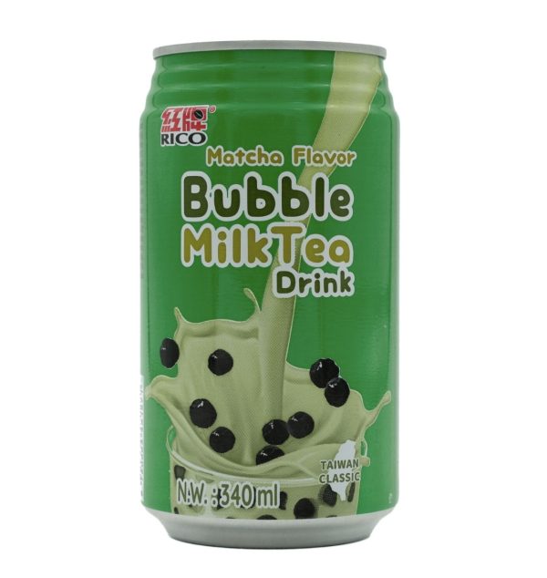 Bubble Matcha Ízű Tejes Tea  350ml (RICO)