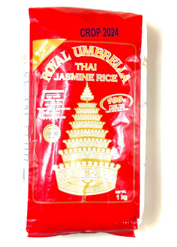 Fehér Illatos Jázmin Rizs Thai Hom Mali, 1 kg (Royal Umbrella)