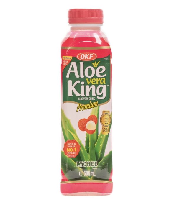 Aloe Vera Ital Licsi Ízű, 500ml (OKF)