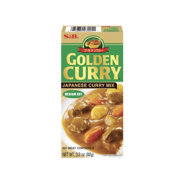 Japán Curry Keverék - Közepesen Csípős, 92gr (S&B)