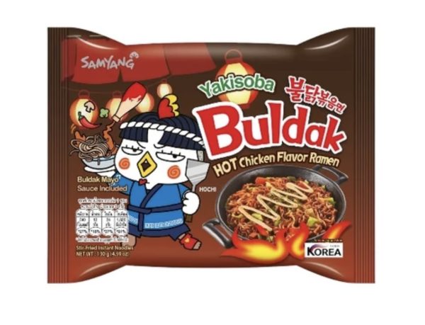 Buldak Csirke Yakisoba Ízesítésű Tészta, 130gr (SamYang)