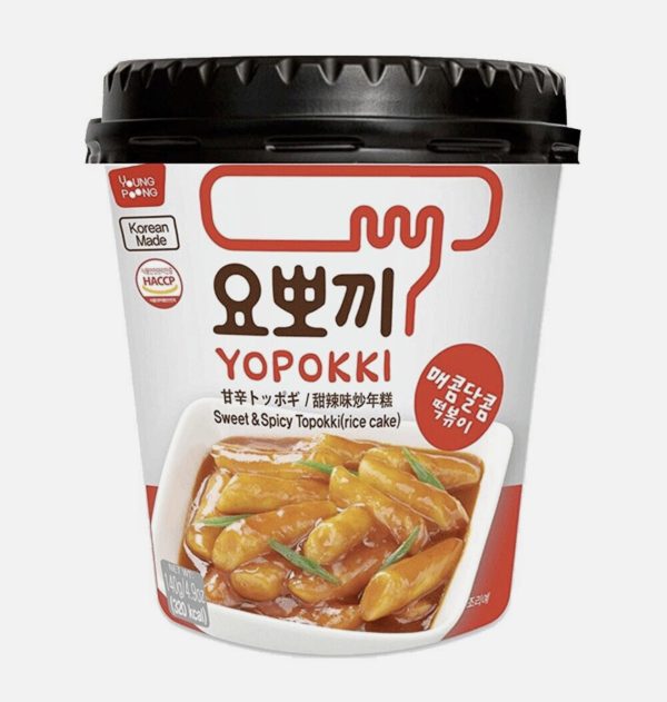 Instant Édes és Csípős Yopokki Pohárban, 140gr (Young Poong)