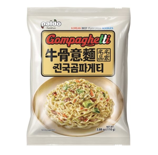 Gompaghetti Marhahús Ízű Instant Ramen, 110g (Paldo)