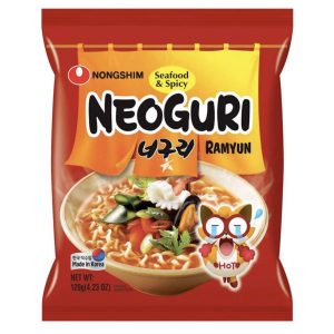 Neoguri Tenger Gyümölcsei Csípős Tésztaleves, 120gr (Nongshim)