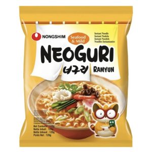 Neoguri Tenger Gyümölcsei Enyhén Csípős Tésztaleves, 120gr (Nongshim)