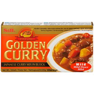 S&B GOLDEN CURRY Enyhén erős 220 G.