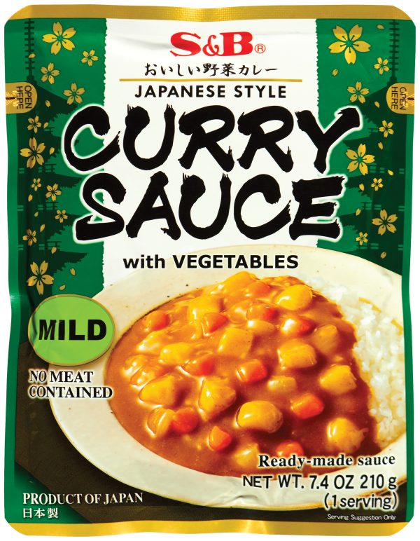 S&B Enyhe Curry szósz Zöldségekkel  210 G.