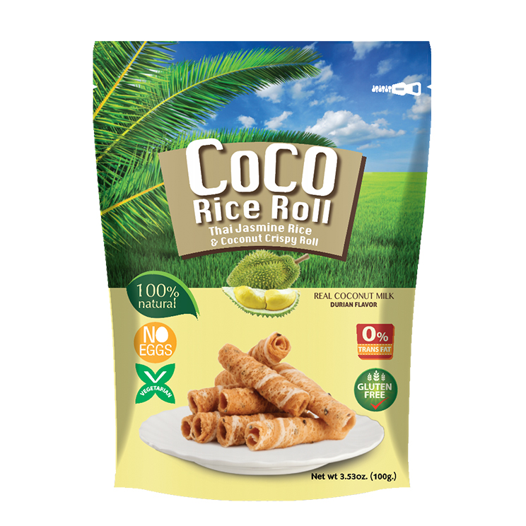 COCO ropogós rizs tészta durián izesítéssel 100 G