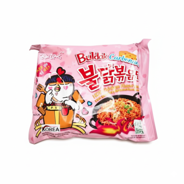 SamYang Buldak Csirkés-Carbonara csípős ízű ramen tészta 130g