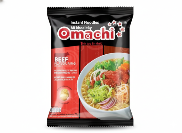 OMACHI Instant leves Marhahús ízesítéssel 79g