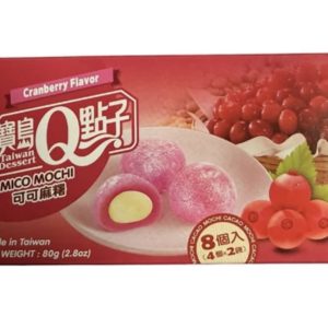 TW Q Mico Mochi VÖRÖS ÁFONYA izesítéssel 80g