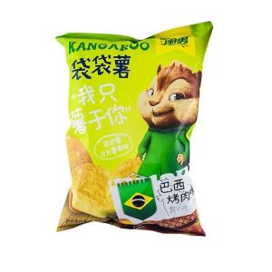 MINNAN Kangaroo Brazil BBQ Burgonya Csipsz (108g)
