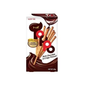 Lotte Toppo Vanilla & Chocolate perecrudak 40g