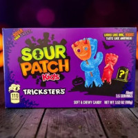 Sour Patch Tricksters Box halloweeni témájú savanyú gumicukor 100g