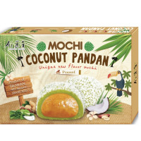 BAMBOO HOUSE Kókuszos Pandan Mogyorós Mochi 180g TW