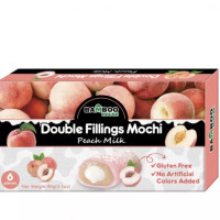 BAMBOO HOUSE Dupla Töltelékű Őszibarack Mochi  90g TW