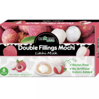BAMBOO HOUSE Dupla Töltelékű Licsi Mochi  90g TW
