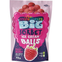 Mini Melts   fagylalt sorbet golyók málnával 72g