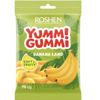 Yumm Gummi Banán ízű gumicukorkák 70g