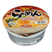 Menraku Cup Ramen Csípős Miso Tonkotsu Ízű 80 G