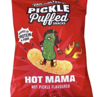 Van Holtens Hot Mama Csípős uborka ízű lencse chips 90g