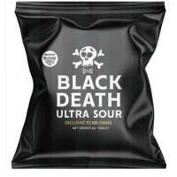 Black Death Ultra Sour - Exclusive to Mr Simms - citromos ultra savanyú cukor 100g