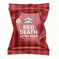 Mr Simms Red Death Super Sour szuper savanyú cukor 100g