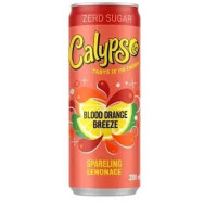 Calypso Sparkling  Blood Orange Breeze vérnarancs ízű szénsavas cukormentes limonádé 330ml DRS