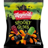 Maynards Bassetts Spooky Gums Halloween gyümölcsízű gumicukor 110g