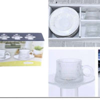 Üveg csésze szett 1DB