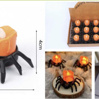 Halloween led műgyertya 1DB