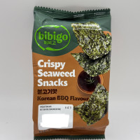 BIBIGO   Hínár Snack Ropogós BBQ ízű 5g