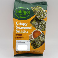 BIBIGO  ropogós hínár snackek eredeti 5g