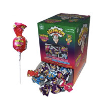 Warheads Mouthpainter Bubble Gum Pops nyelvfestő savanyú nyalóka 15g