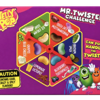 Mr. Twister Challenge rágógumik dobozban, rulettel, 90 g