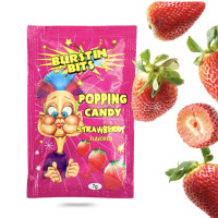 Burstin bits pattogós cukor eper ízű 7g