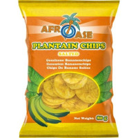 AFROASE   Sós Banán Chips 80g