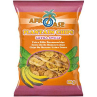 AFROASE   Banán Chips Extra Édes 80g