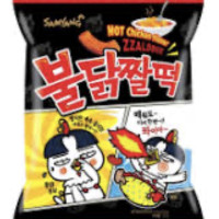 Samyang Buldak Zaldduck csípős csírke ízű snack 120g