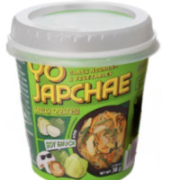 Yopokki Yo Japchae – Koreai üvegtészta szójaszószos zöldségekkel (poharas) 75g