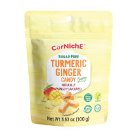 Corniche cukormentes kurkumás-gyömbéres rágós cukorka mangóval 100 g