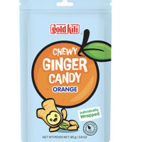 Gold Kili rágós gyömbéres cukorkák – Narancs 85g